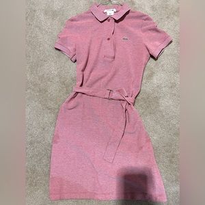 Lacoste organic cotton dress, like new. Size 36